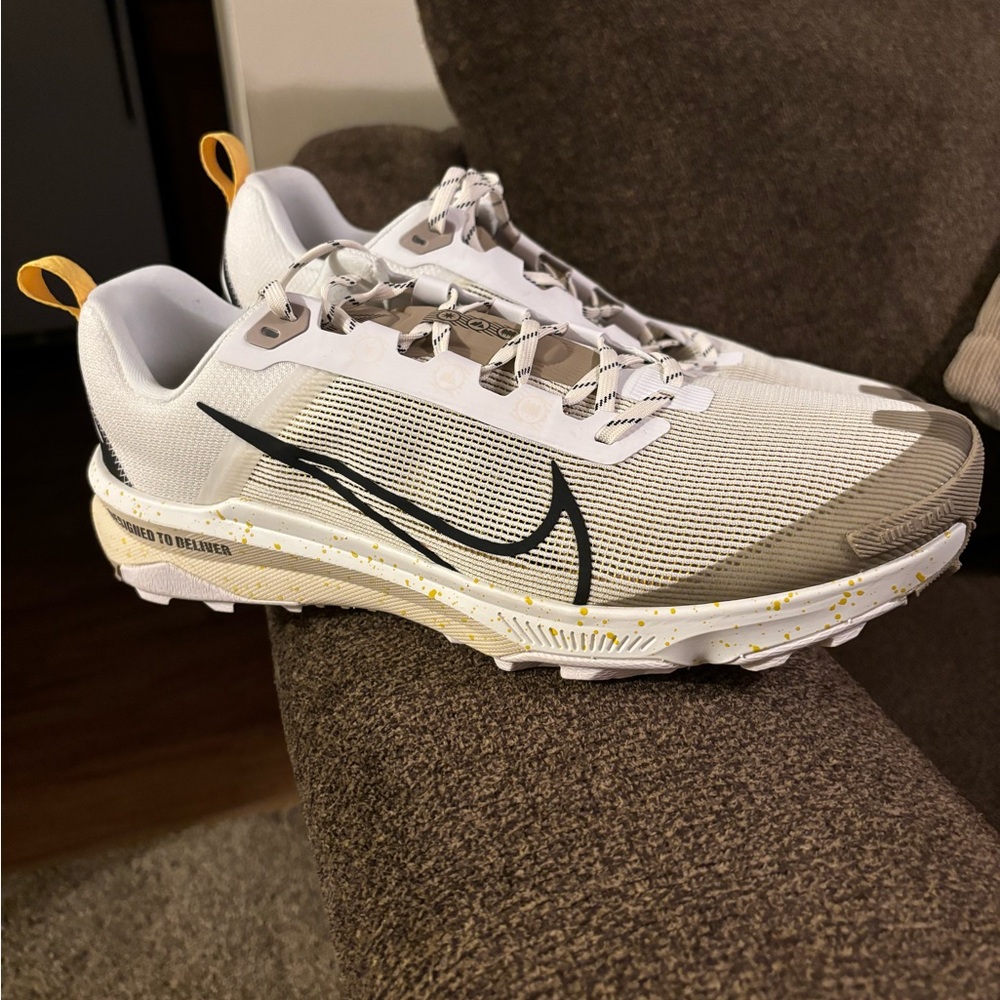 Nike White and Cream Athletic Sneakers
